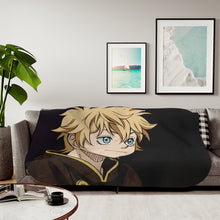 Load image into Gallery viewer, Black Clover Luck Voltia Sherpa Blanket
