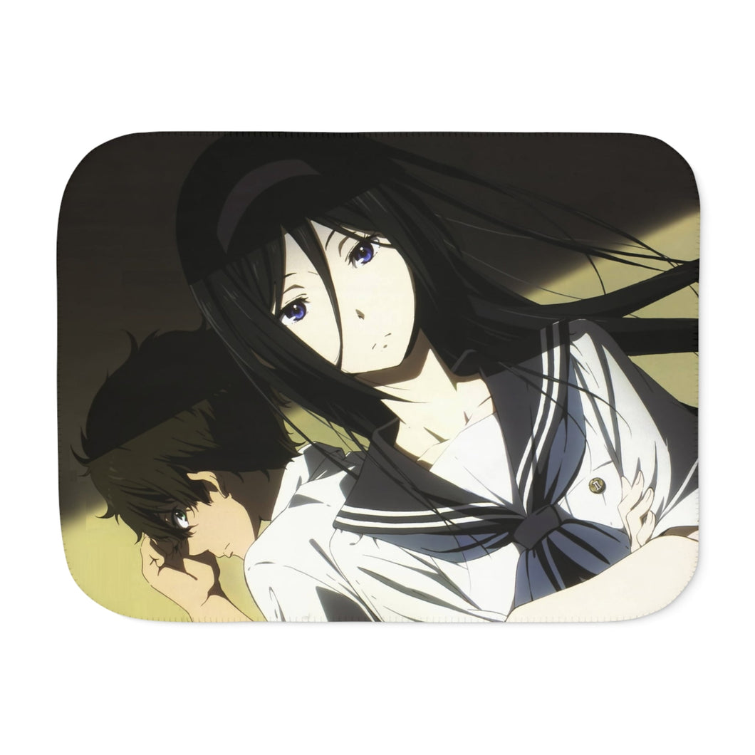 Fuyumi Irisu  Face Sherpa Blanket