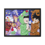 Anime Mob Psycho 100 Canvas Framed Art Print
