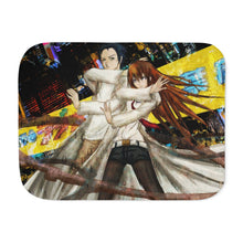 Load image into Gallery viewer, Makise Kurisu &amp; Rintaro Okabe Sherpa Blanket
