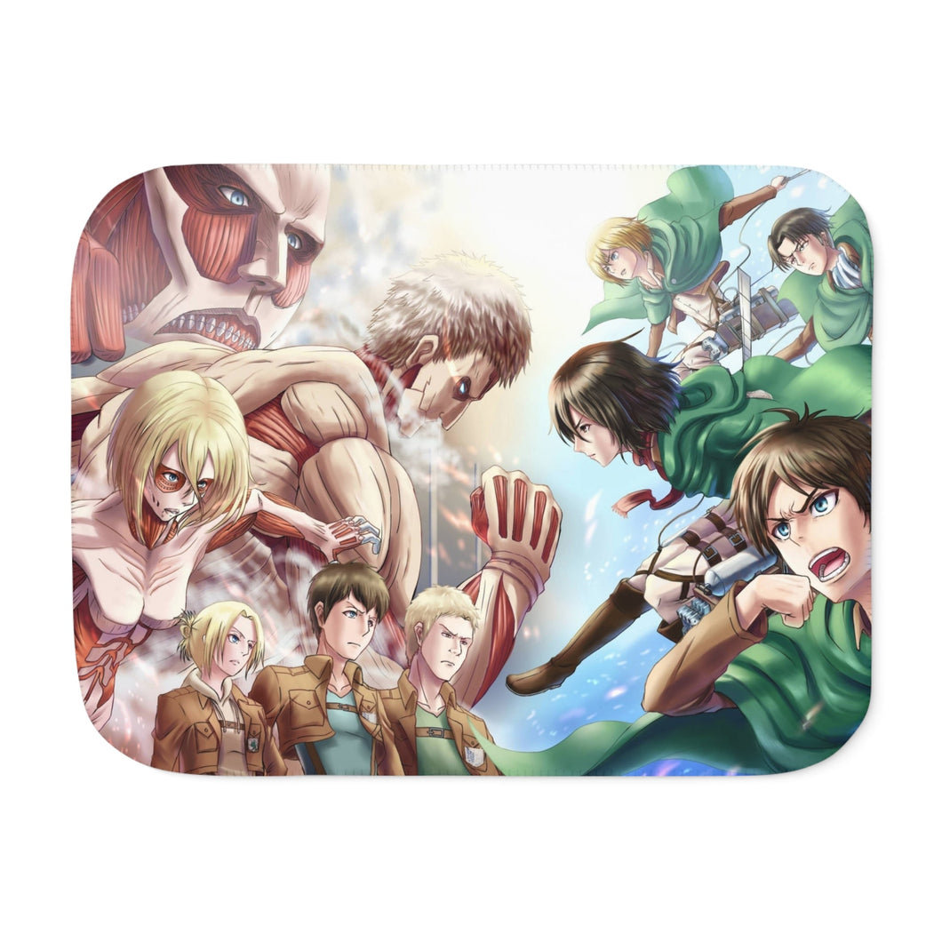 Anime Attack On Titan Sherpa Blanket