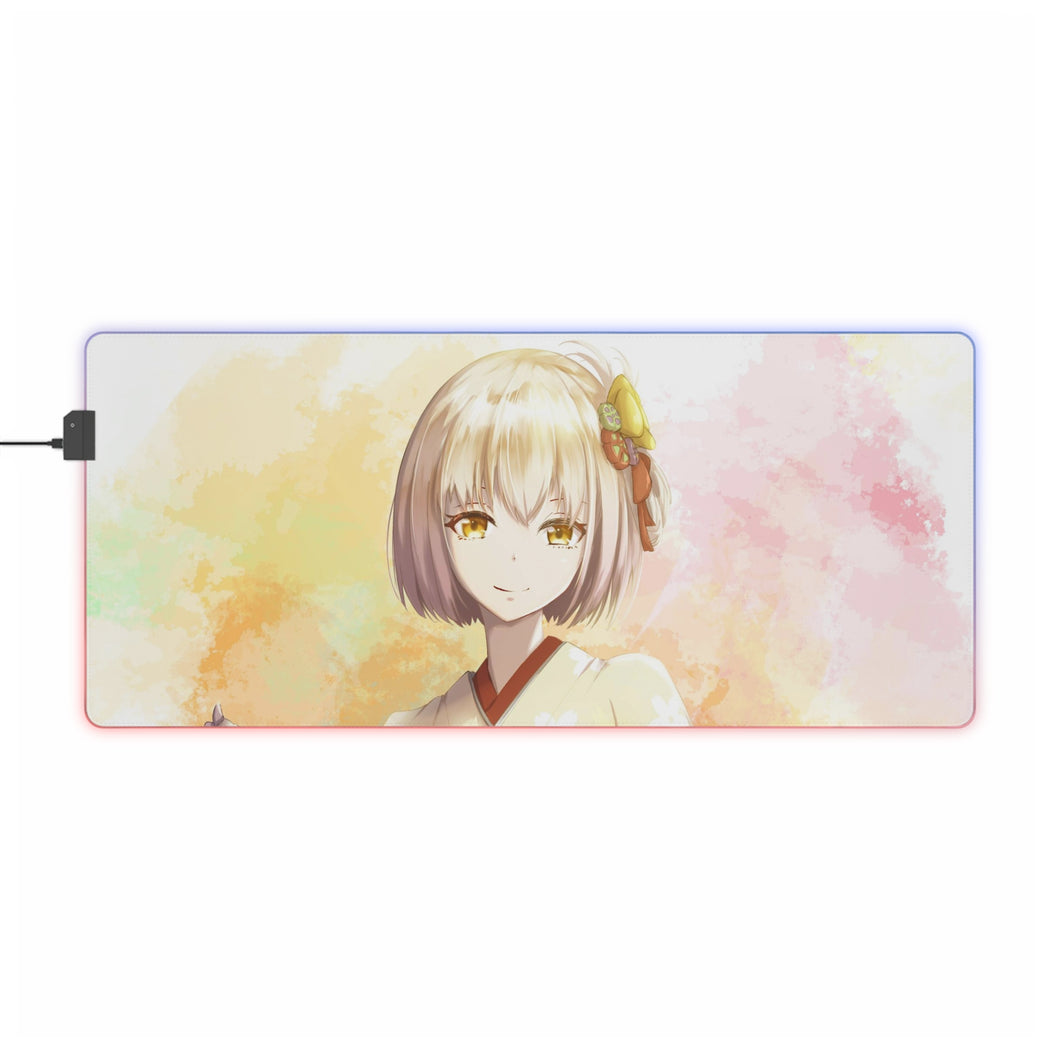 Lycoris Recoil Chisato Nishikigi RGB LED Mouse Pad (Desk Mat)