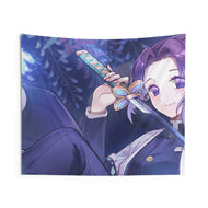 Shinobu Kochou Indoor Wall Tapestry