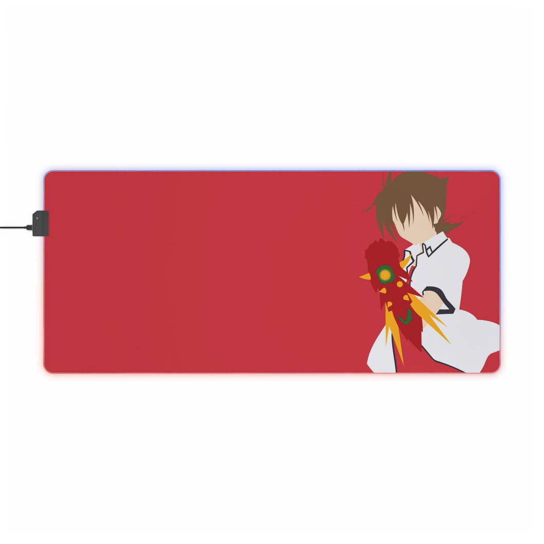 High School DxD Issei Hyoudou, Ddraig RGB LED Mouse Pad (Desk Mat)