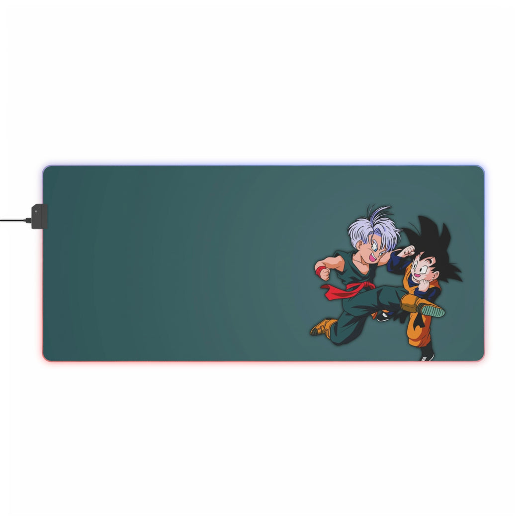 Trunks and Goten RGB LED Mouse Pad (Desk Mat)
