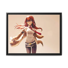 Load image into Gallery viewer, Makise Kurisu Canvas Framed Art Print
