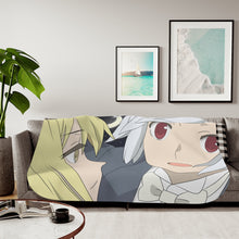 Load image into Gallery viewer, Dungeon ni Deai wo Motomeru no wa Machigatteiru Darou ka - Bell Cranel x Ais Wallenstein Sherpa Blanket
