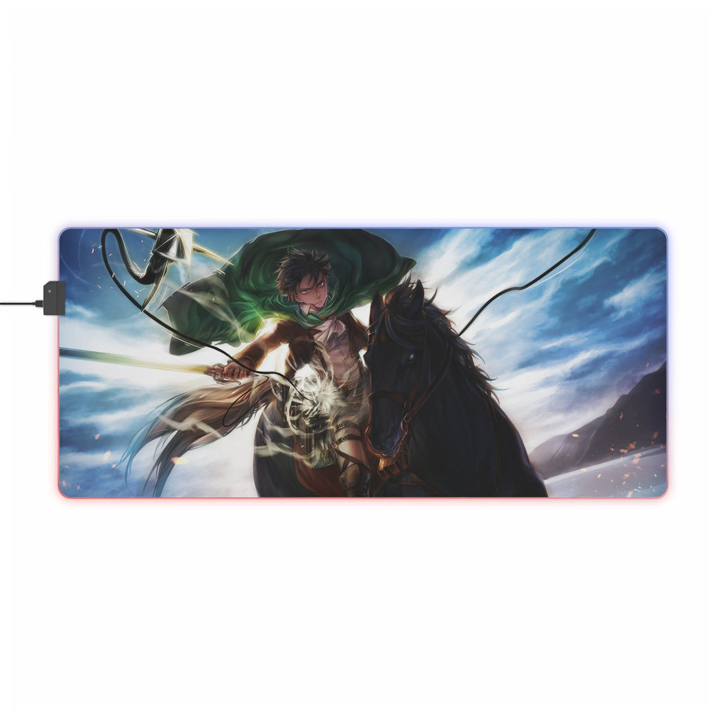 Anime Attack On Titan RGB LED Mouse Pad (Desk Mat)