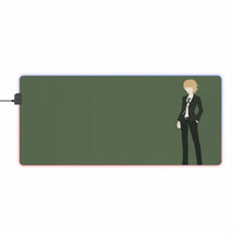 Load image into Gallery viewer, Byakuya Togami RGB LED Mouse Pad (Desk Mat)
