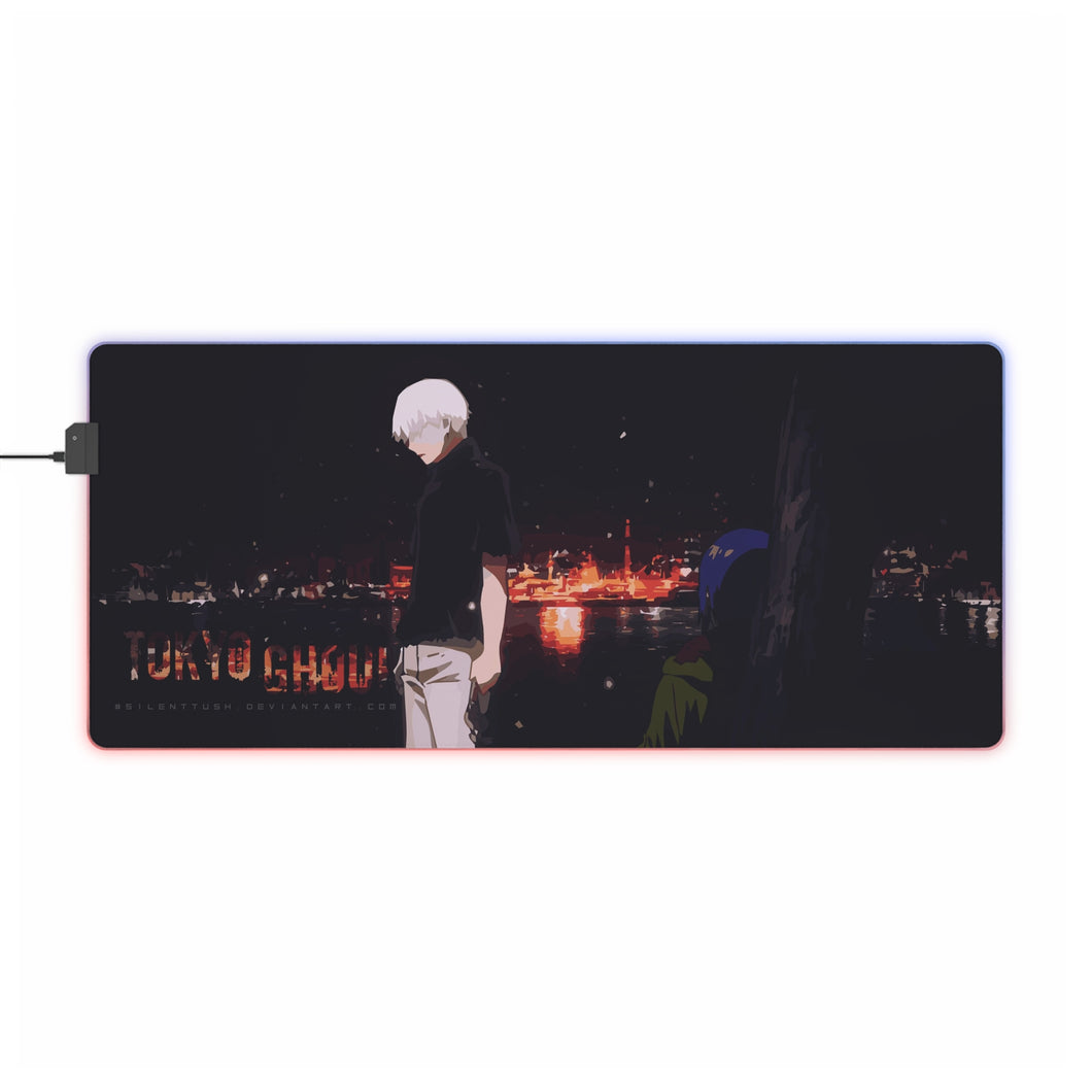 Ken Kaneki 8k RGB LED Mouse Pad (Desk Mat)