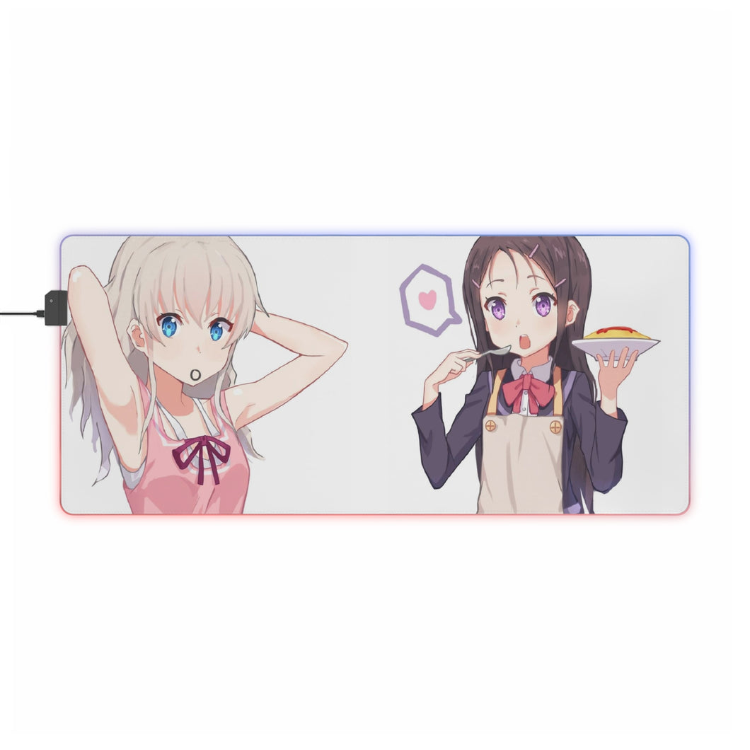 Cute girls of charlotte RGB LED Mouse Pad (Desk Mat)
