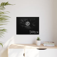 Load image into Gallery viewer, Anime Death Note Canvas Framed Art Print
