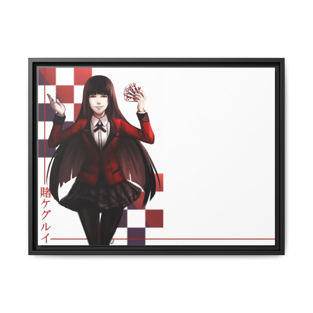 Kakegurui Yumeko Jabami Canvas Framed Art Print
