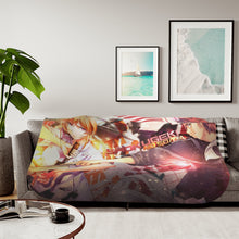 Load image into Gallery viewer, Anime Food Wars: Shokugeki no Soma Sherpa Blanket
