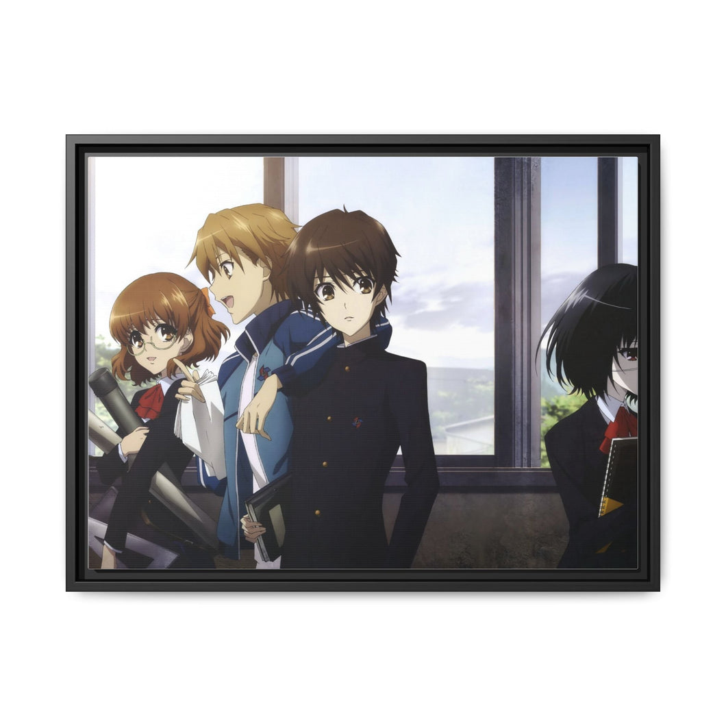 Mei,Yukari,Naoya and Kouichi Canvas Framed Art Print