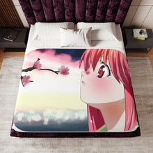 Load image into Gallery viewer, Anime Elfen Lied Sherpa Blanket
