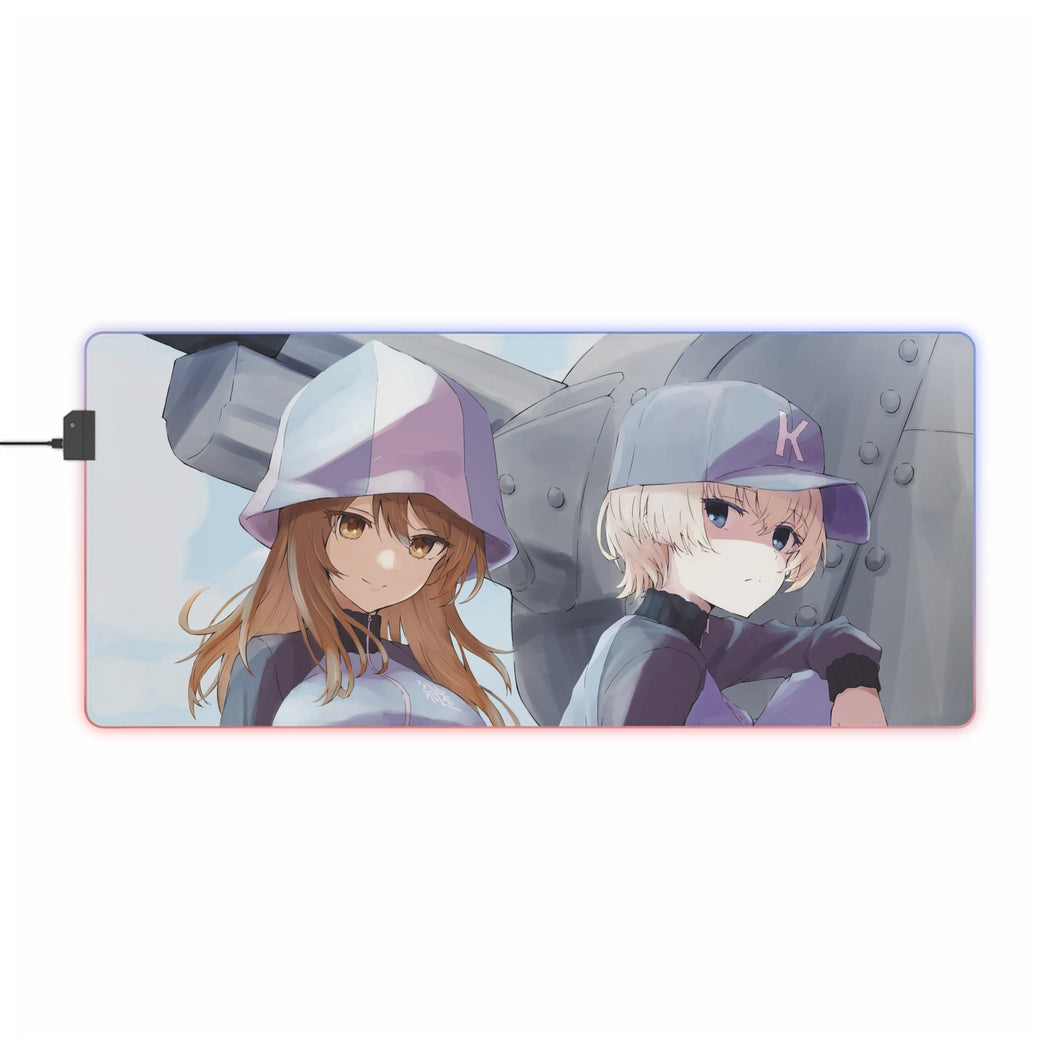 Girls und Panzer RGB LED Mouse Pad (Desk Mat)