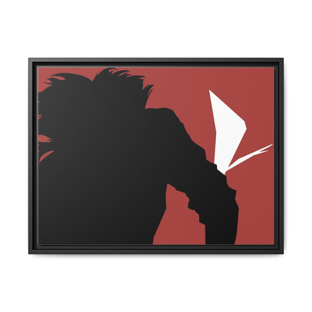 Ginti Silhouette Canvas Framed Art Print