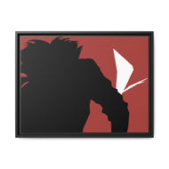 Ginti Silhouette Canvas Framed Art Print