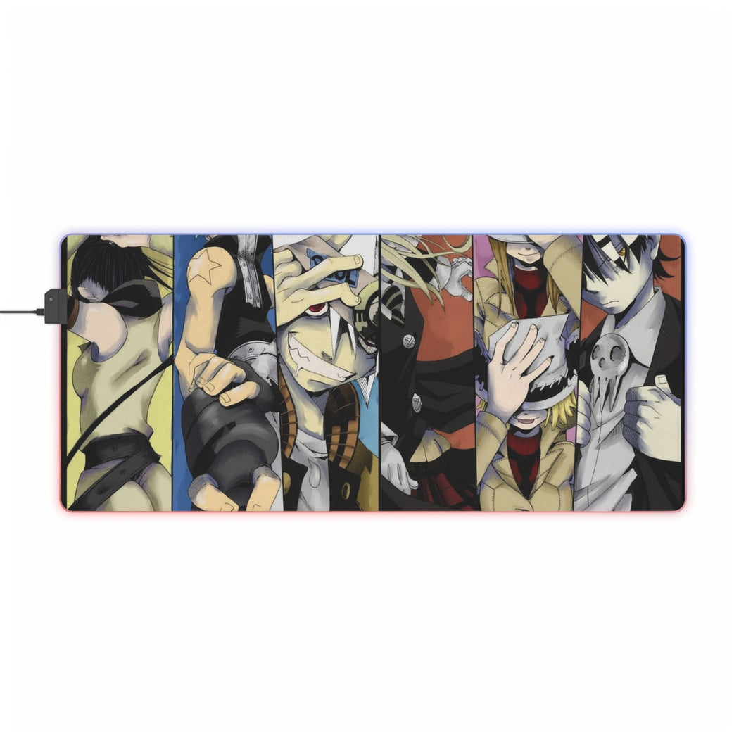 Soul Eater Death The Kid, Maka Albarn RGB LED Mouse Pad (Desk Mat)