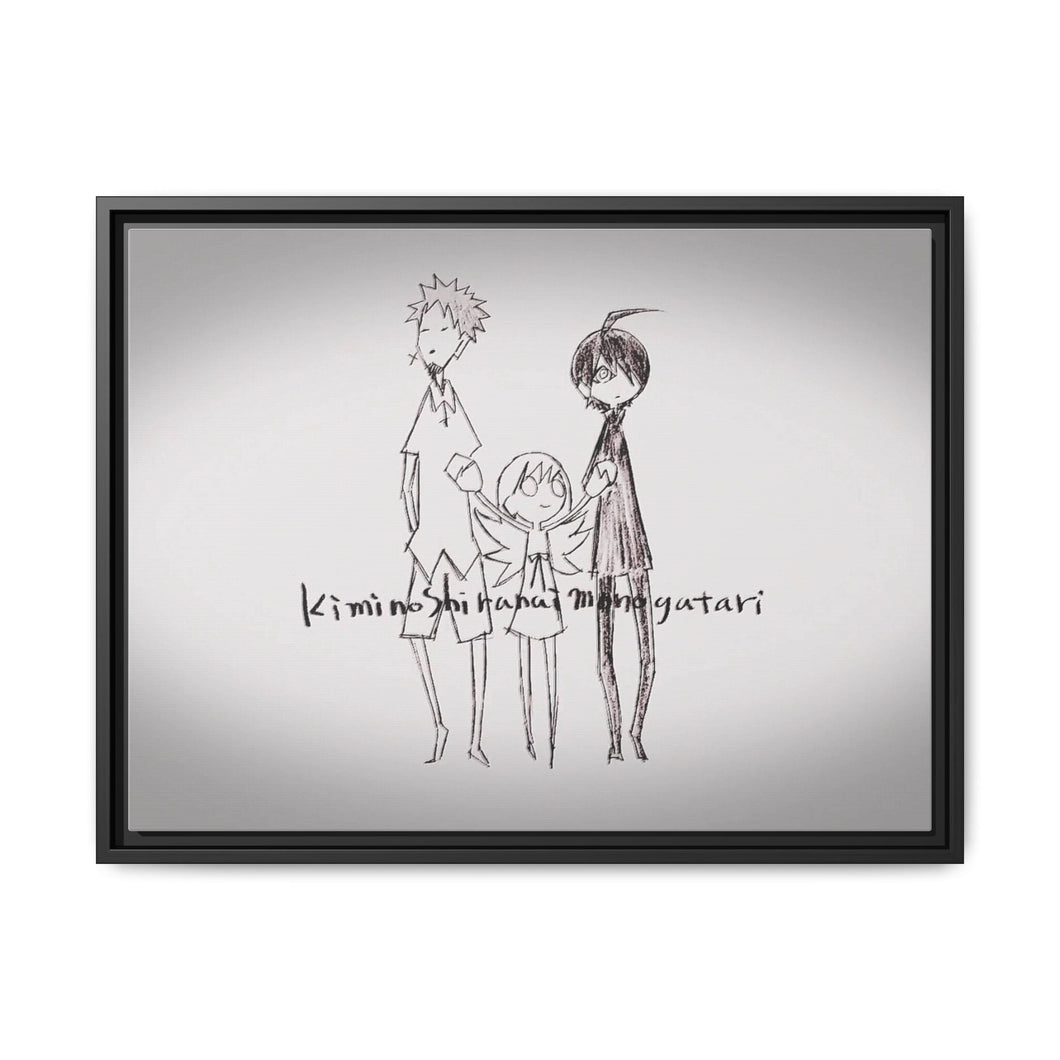 Anime Monogatari (Series) Canvas Framed Art Print
