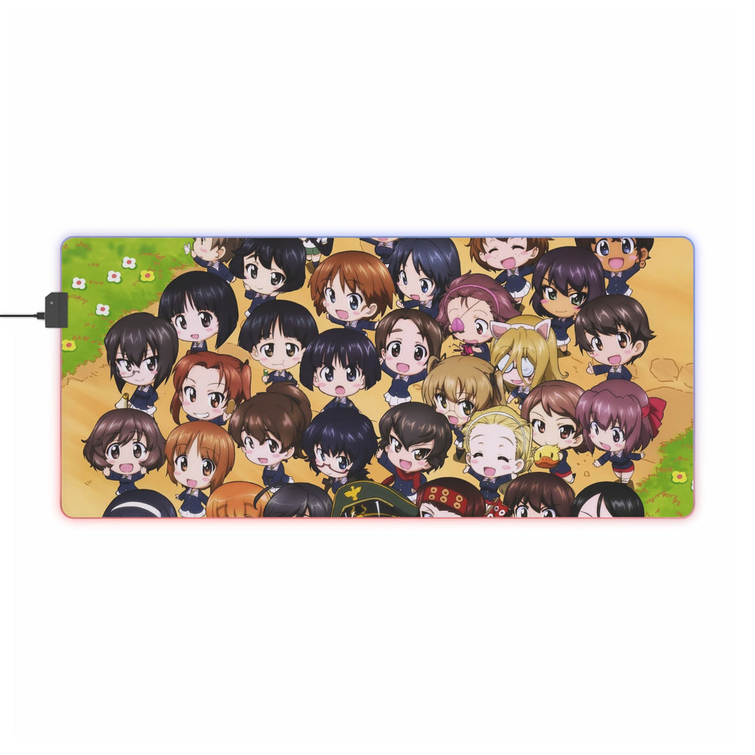 Girls und Panzer RGB LED Mouse Pad (Desk Mat)