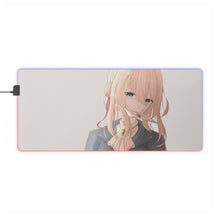 Load image into Gallery viewer, Violet Evergarden RGB LED Mouse Pad (Desk Mat)
