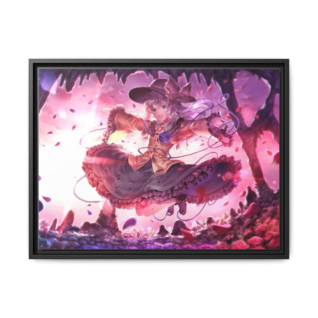 Anime Touhou Canvas Framed Art Print