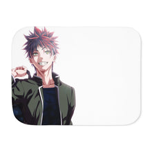 Load image into Gallery viewer, Anime Food Wars: Shokugeki no Soma Sherpa Blanket
