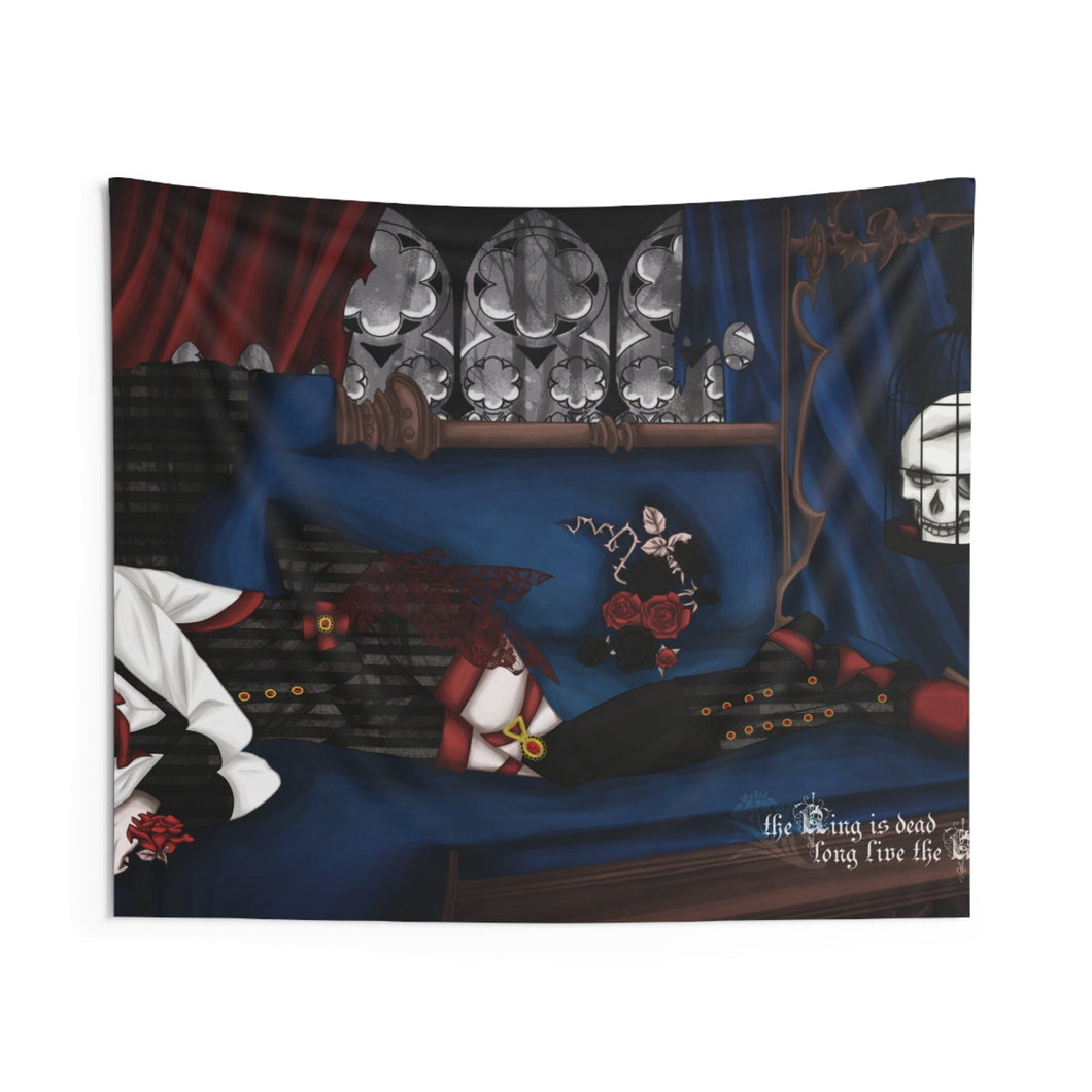 Black Butler Indoor Wall Tapestry