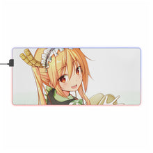 Load image into Gallery viewer, Miss Kobayashi's Dragon Maid Kobayashi San Chi No Maid Dragon, Tohru RGB LED Mouse Pad (Desk Mat)
