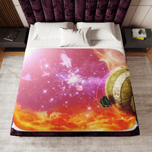 Load image into Gallery viewer, Kaio&#39;s planet Sherpa Blanket
