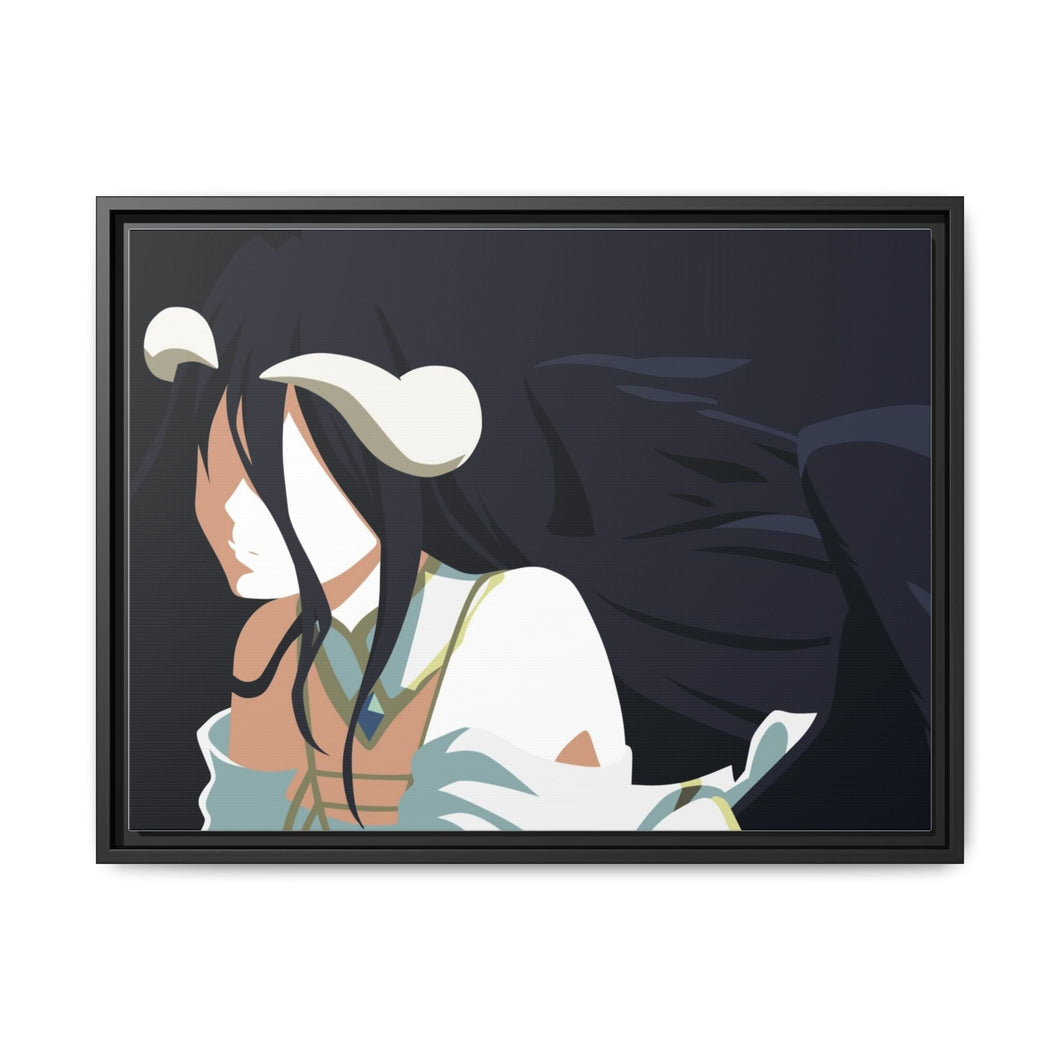 Overlord Albedo Canvas Framed Art Print