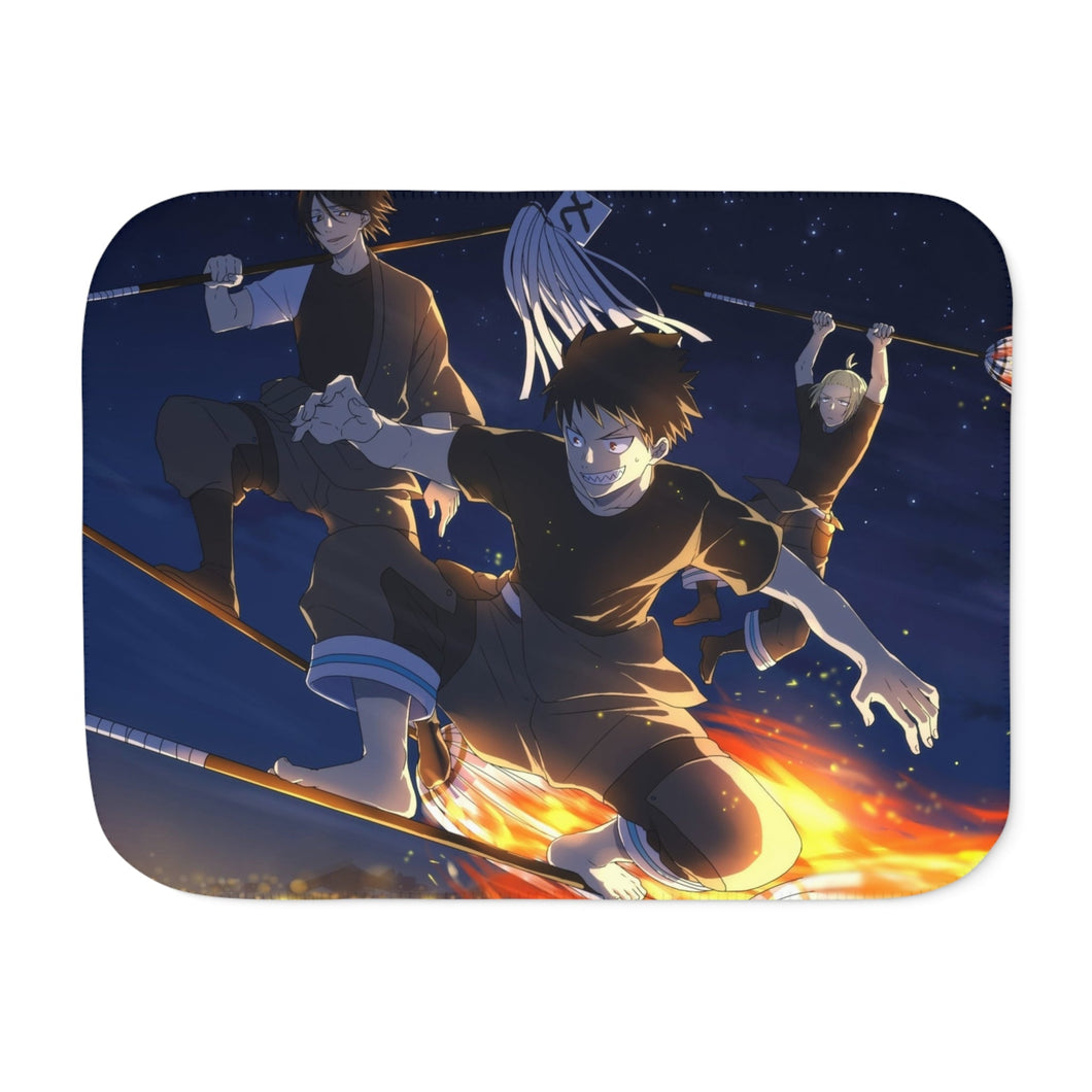 Fire Force Sherpa Blanket