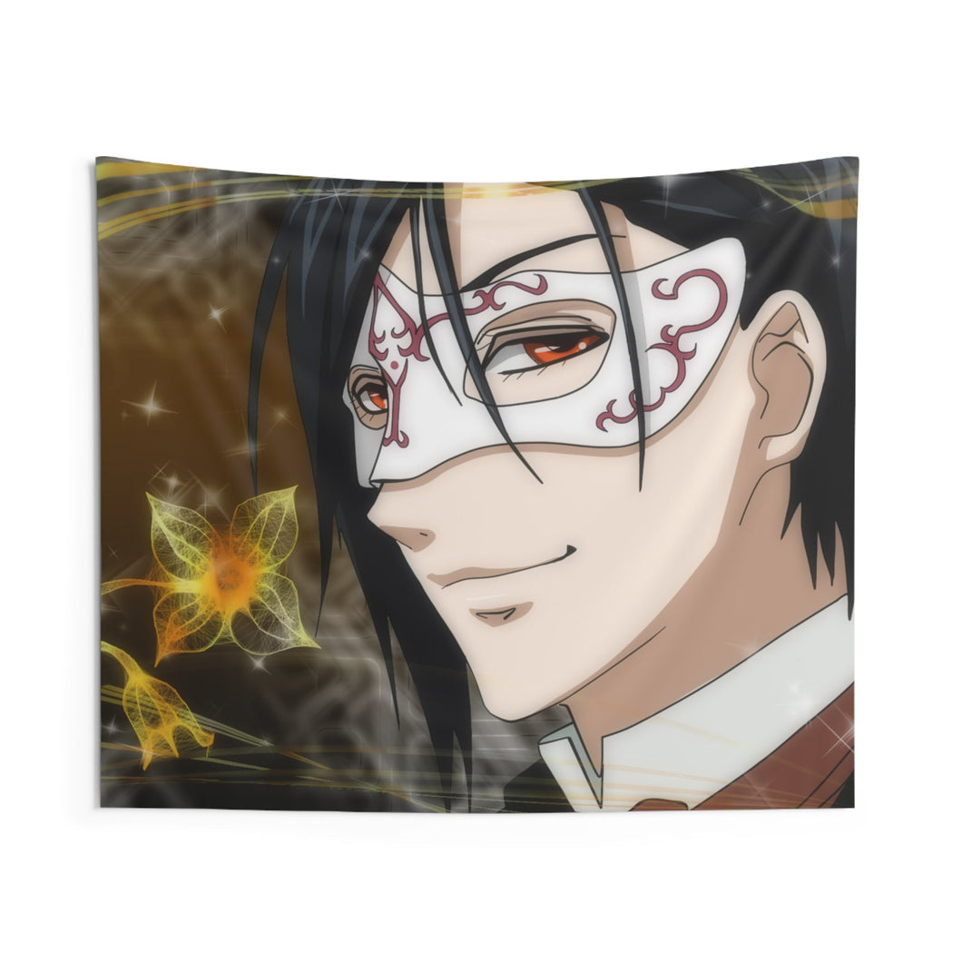 Black Butler Indoor Wall Tapestry