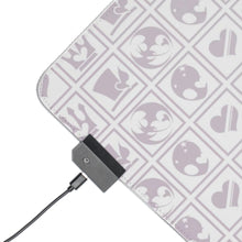 Load image into Gallery viewer, Glass Heart Princess RGB LED Mouse Pad (Desk Mat)
