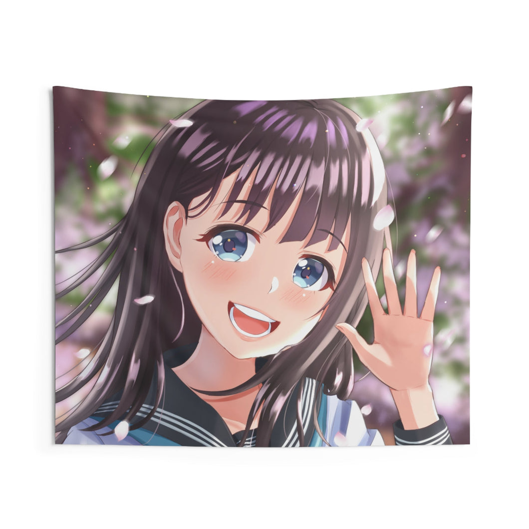 Akebi's Sailor Uniform Indoor Wall Tapestry