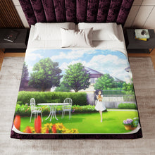 Load image into Gallery viewer, Clannad Kotomi Ichinose Sherpa Blanket
