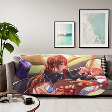 Load image into Gallery viewer, Anime Love, Chuni Sherpa Blanket
