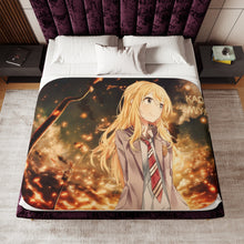 Load image into Gallery viewer, Anime Your Lie in April Sherpa Blanket
