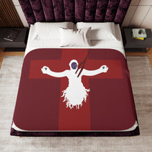 Load image into Gallery viewer, Anime Neon Genesis Evangelion Sherpa Blanket
