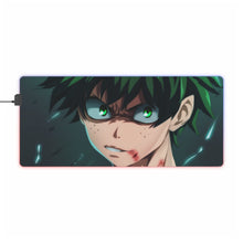 Load image into Gallery viewer, My Hero Academia Izuku Midoriya RGB LED Mouse Pad (Desk Mat)
