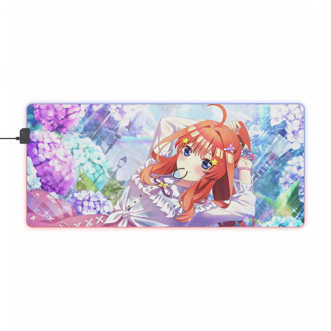 The Quintessential Quintuplets RGB LED Mouse Pad (Desk Mat)