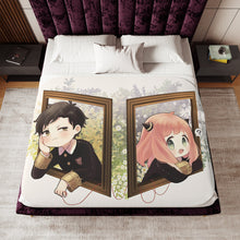 Load image into Gallery viewer, Anime Spy x Family Sherpa Blanket

