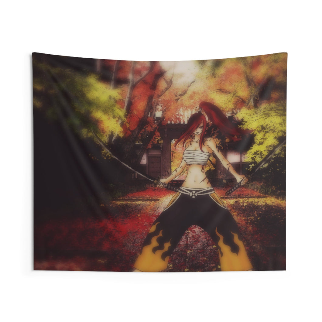 Erza Scarlet - Temple Indoor Wall Tapestry