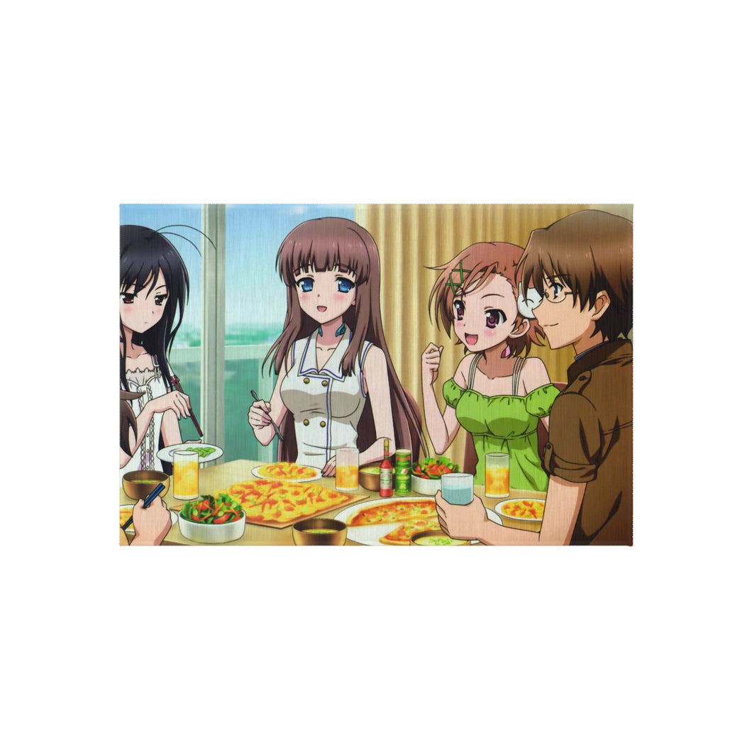 Accel World Kuroyukihime, Haruyuki Arita, Chiyuri Kurashima, Takumu Mayuzumi, Fuuko Kurasaki Rug
