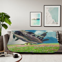 Load image into Gallery viewer, Anime Howl&#39;s Moving Castler Sherpa Blanket
