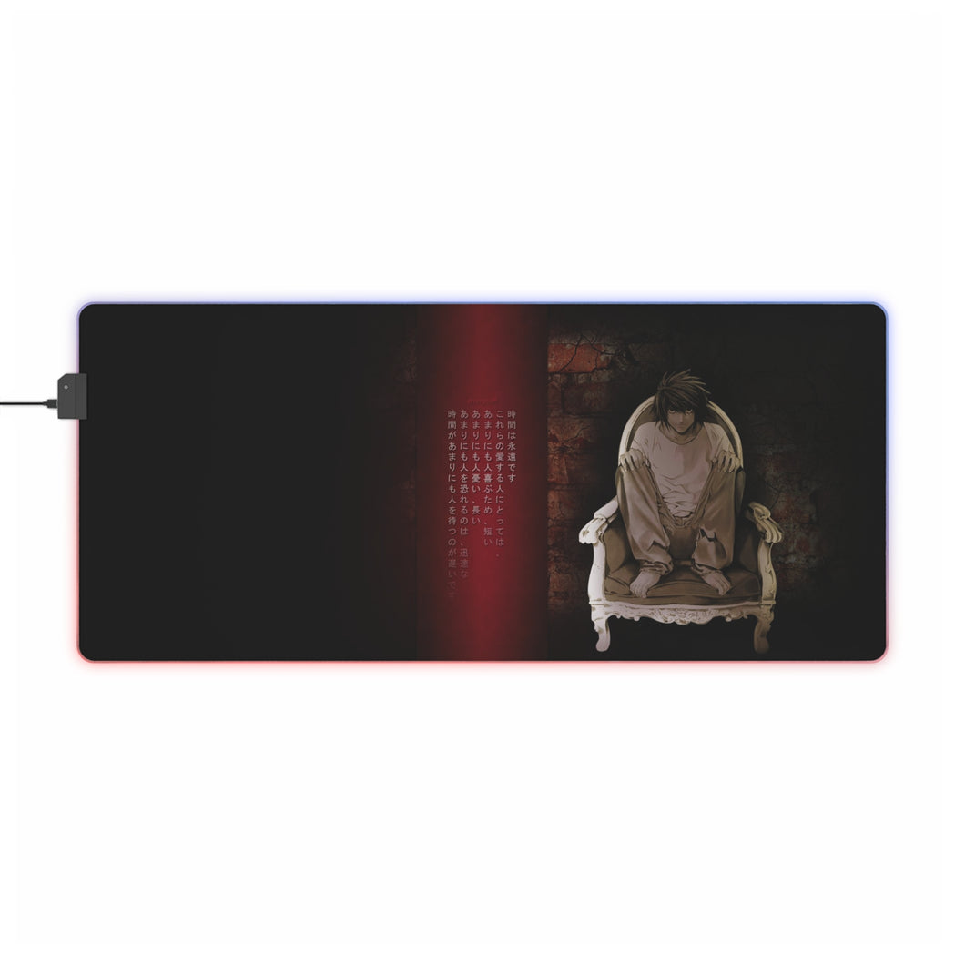 Anime Death Note RGB LED Mouse Pad (Desk Mat)