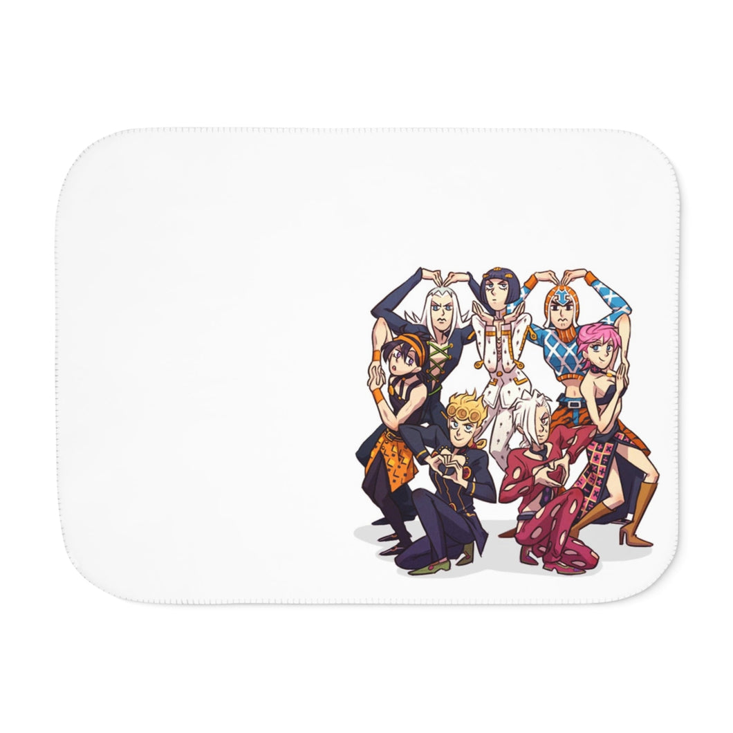 Passione / Vento Aureo Sherpa Blanket