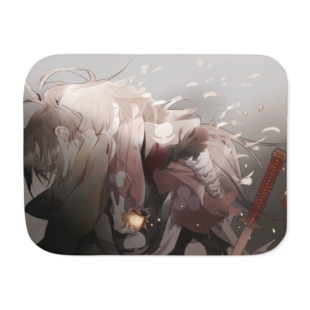 Hyakkimaru and Mio Sherpa Blanket